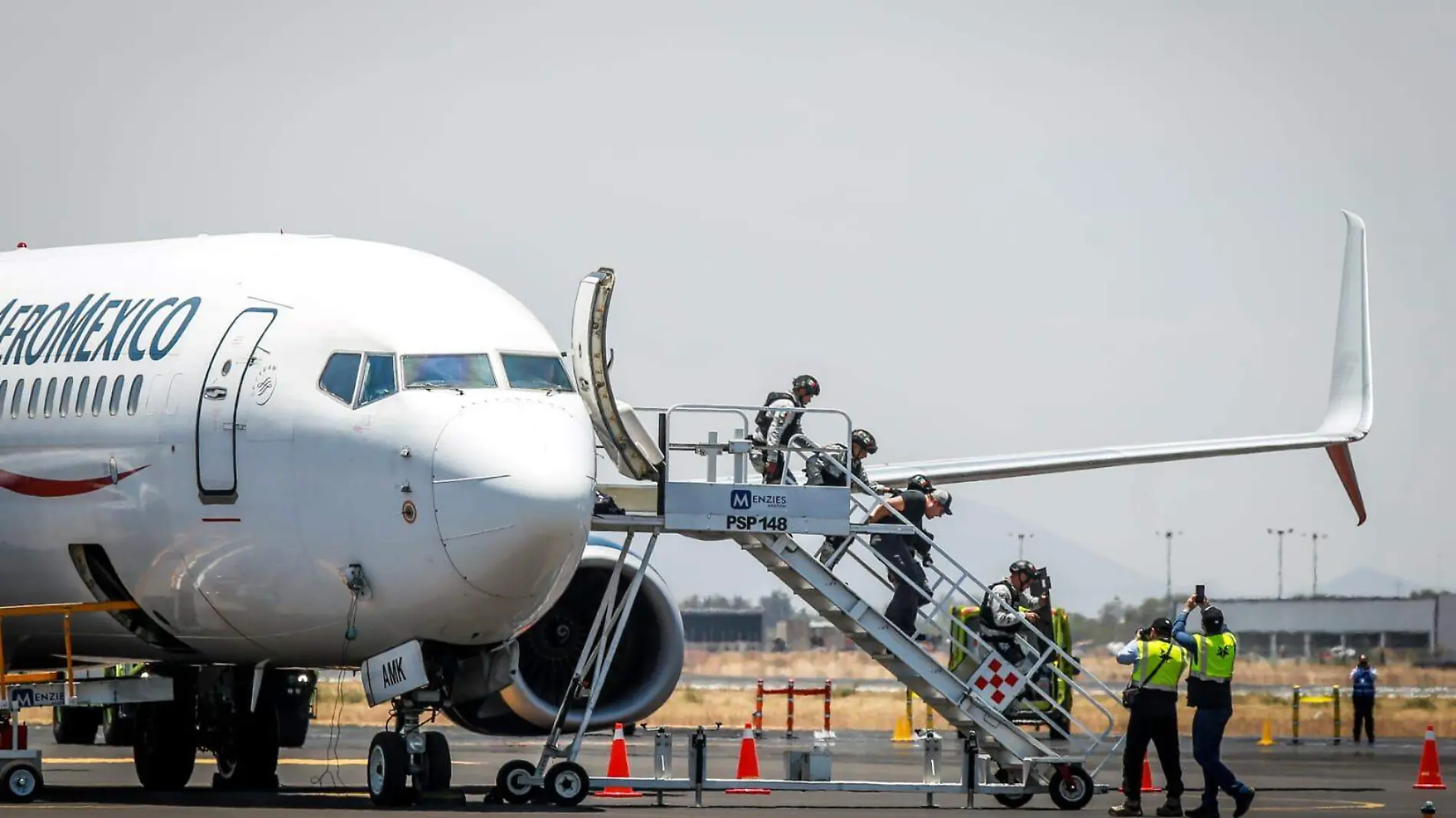 Simulacro avión. Francisco Rodríguez (2)